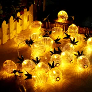 10/20 LED Pineapple String Light Battery Operated Fairy String Light for Home Party