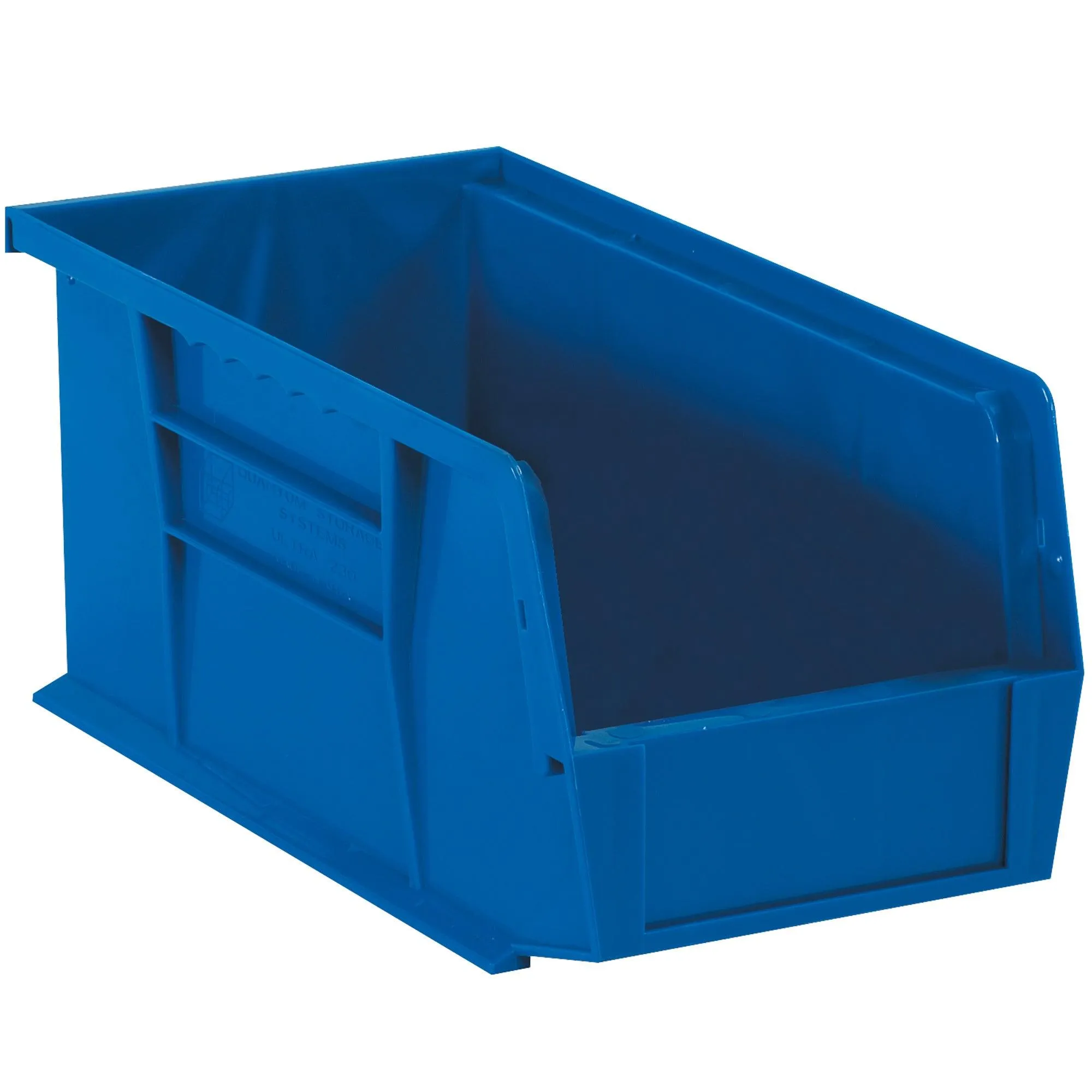 18 x 8 1/4 x 9" Blue Plastic Stack & Hang Bins