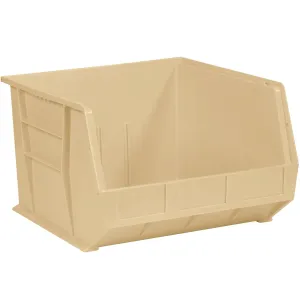 18" x 16 1/2" x 11" Ivory Plastic Stack & Hang Bin Boxes