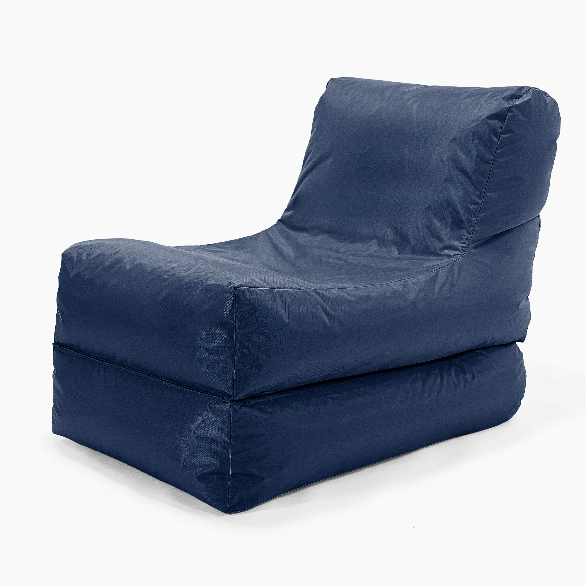 2 in 1 Garden Sun Lounger Bean Bag - SmartCanvas™ Navy Blue