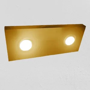 30"x12"x2.0" (cm.76x30.5x5.1) painted stainless floating shelf with 2 LED lights