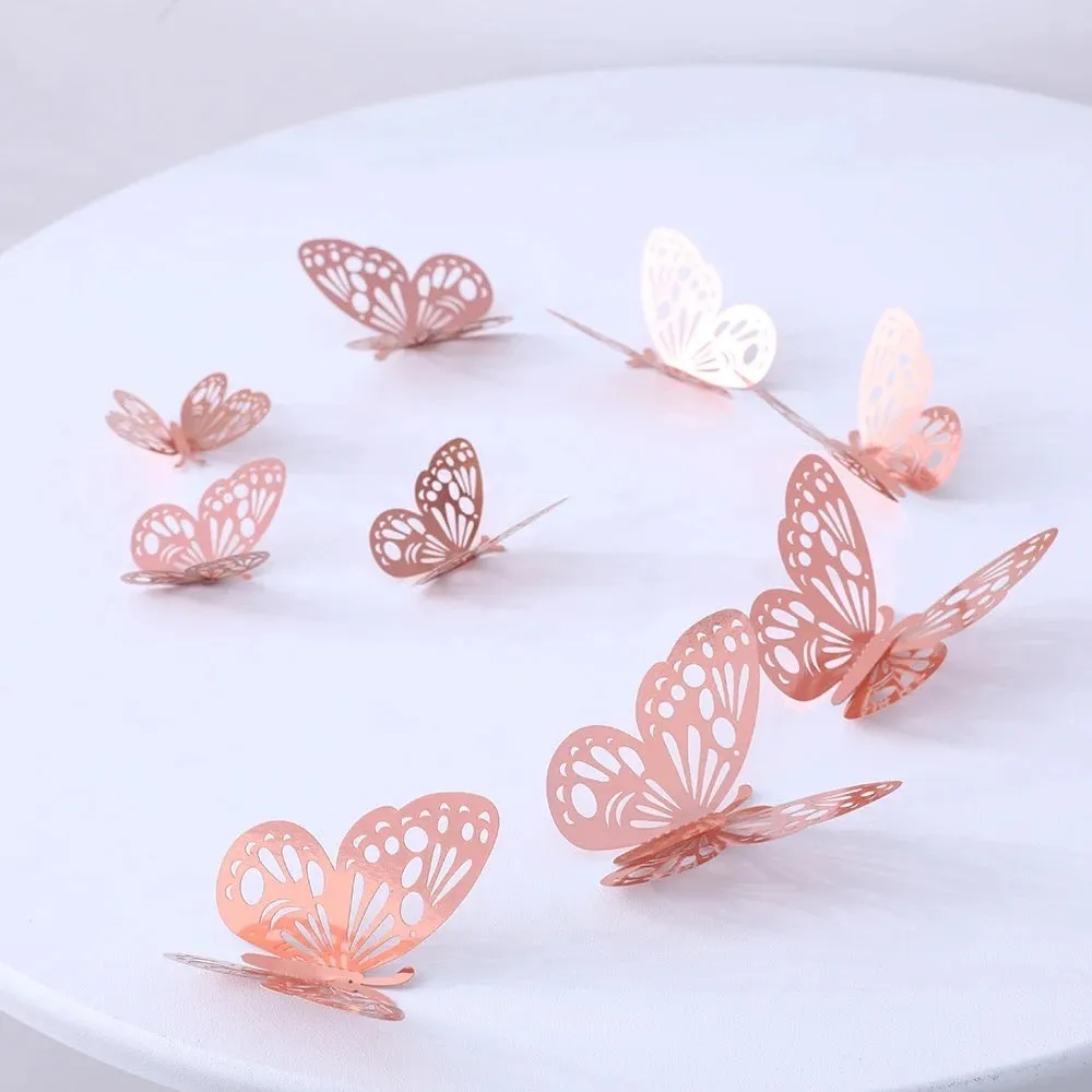 3D Butterfly Wall Stickers - (S39)