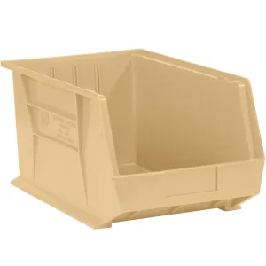 5 3/8 x 4 1/8 x 3" Ivory Plastic Stack & Hang Bin Boxes