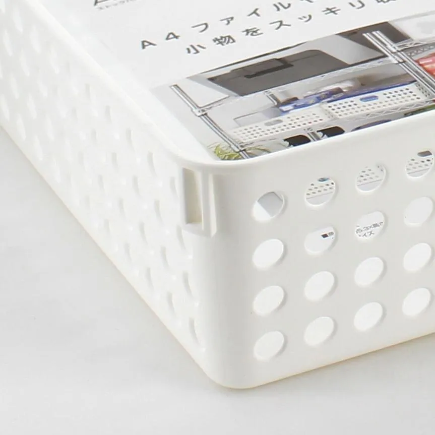 A4 White Basket / Desk Organizer