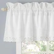 Annabella White Window Valance