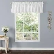 Annabella White Window Valance