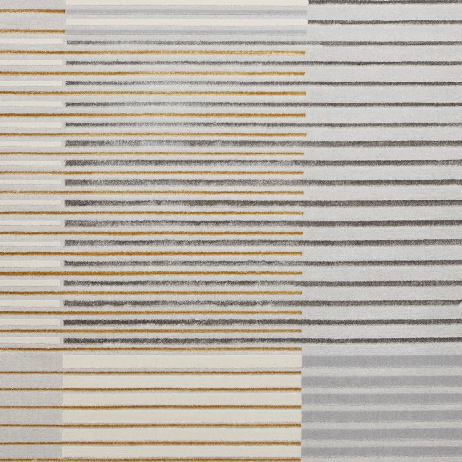 Apollo 2681 Grey/Gold Stripe Rug