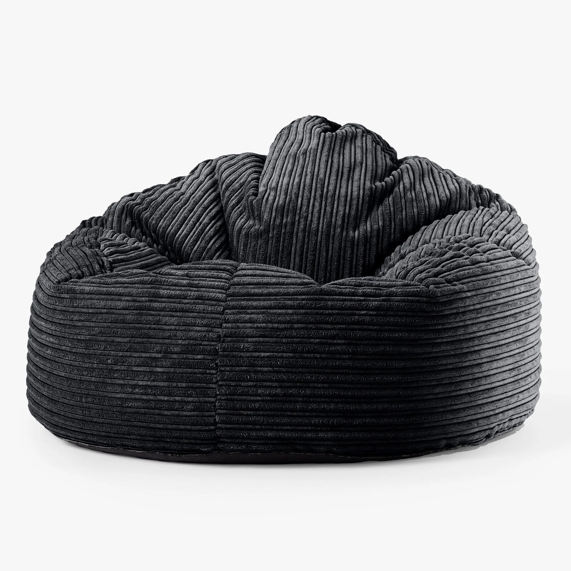 Archi Bean Bag Chair - Cord Black