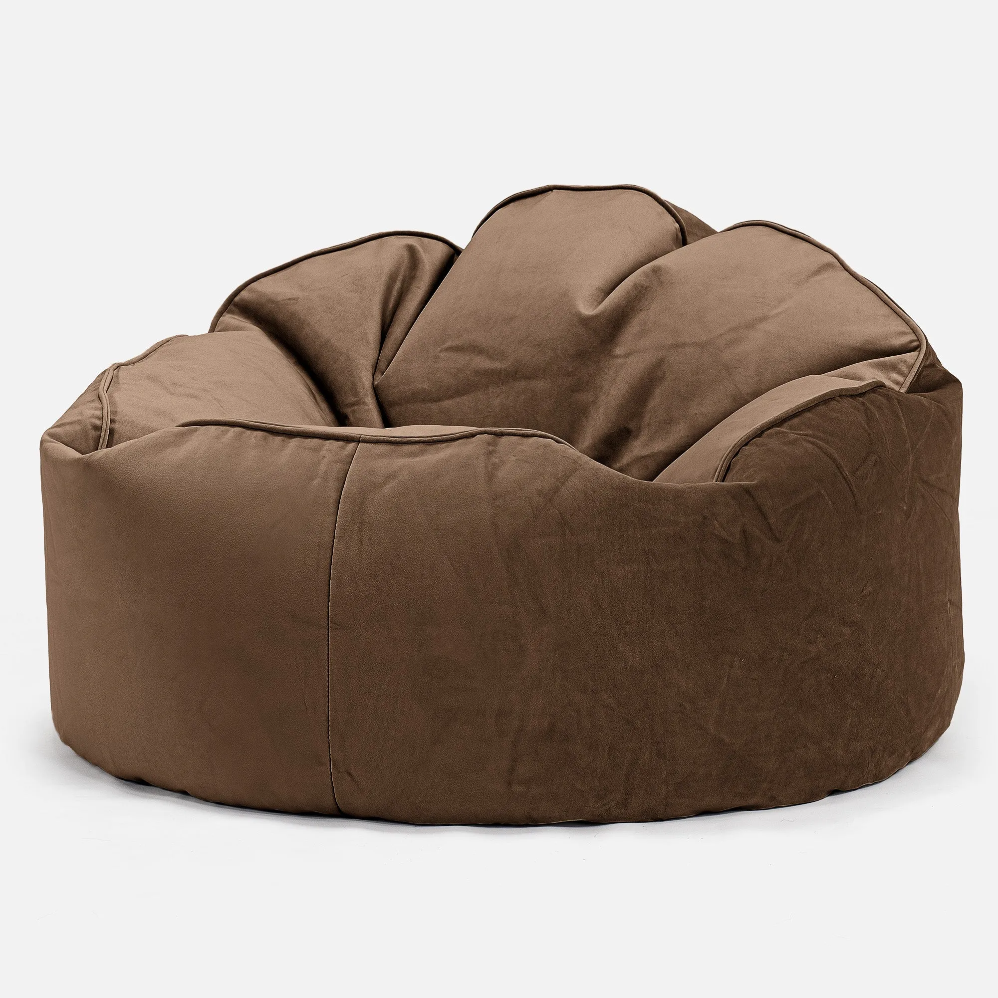 Archi Bean Bag Chair - Velvet Espresso