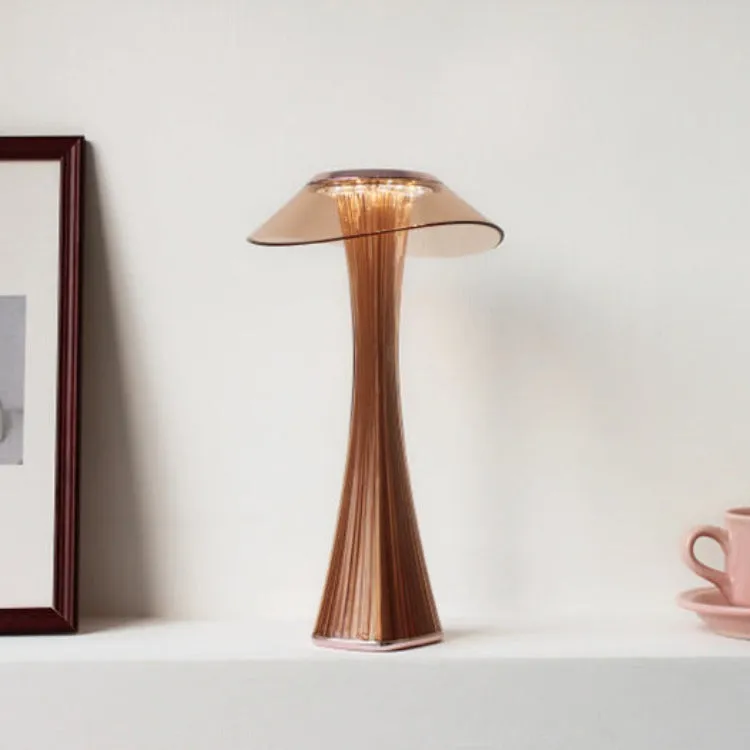 Aurora Mushroom Table Lamp | Rose Gold