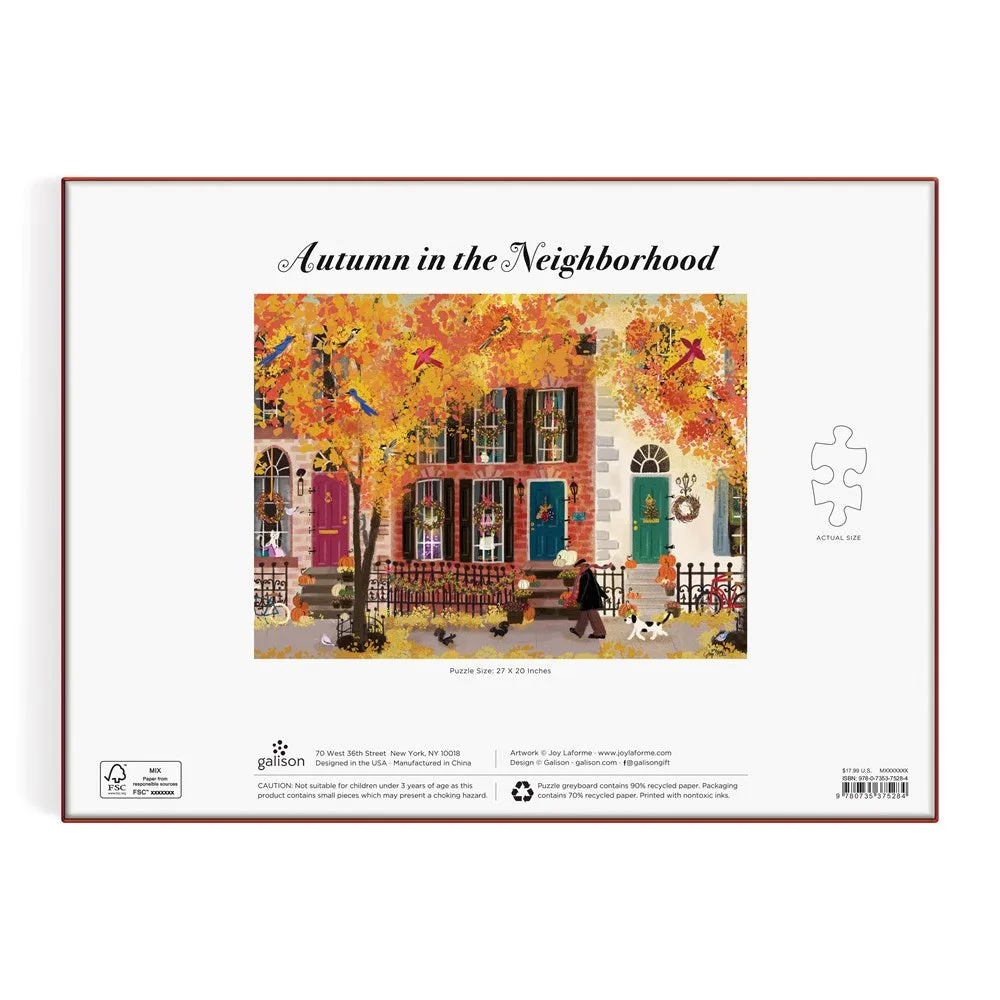 AUTUMN IN THE NEIGHBORHOOD 1000PC PUZZLE