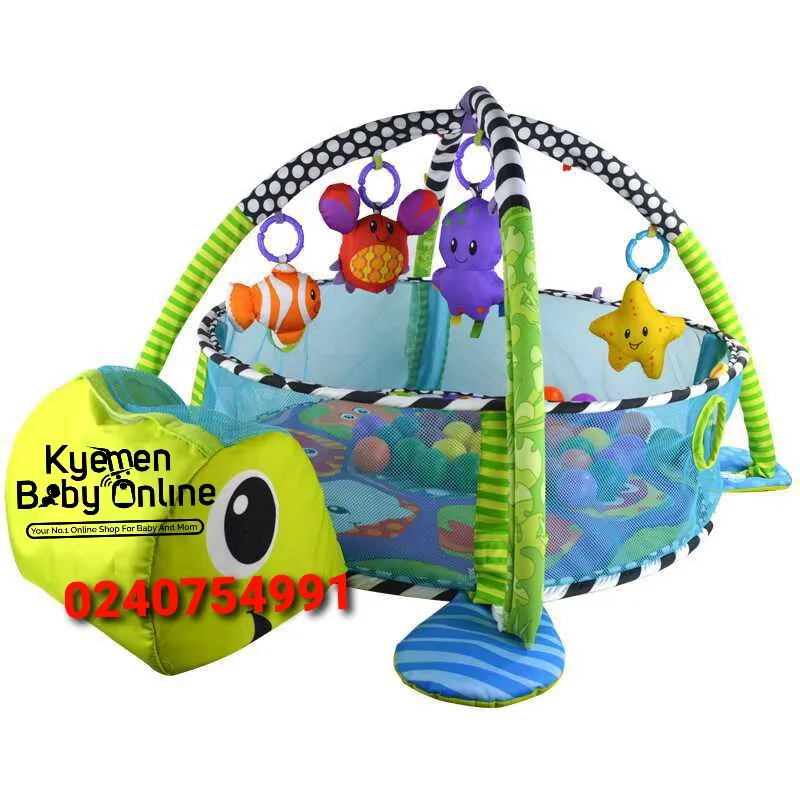 Baby Play Mat With Toys (Activity Gym & Ball Pit With 20 Balls) [668-31]