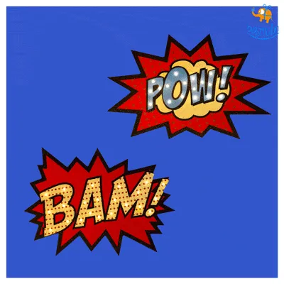 BAM! POW! LED Lamp