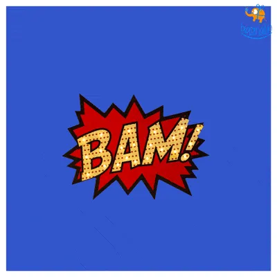 BAM! POW! LED Lamp