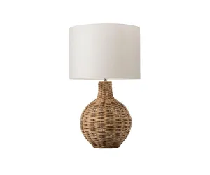 Basket Weave Table Lamp