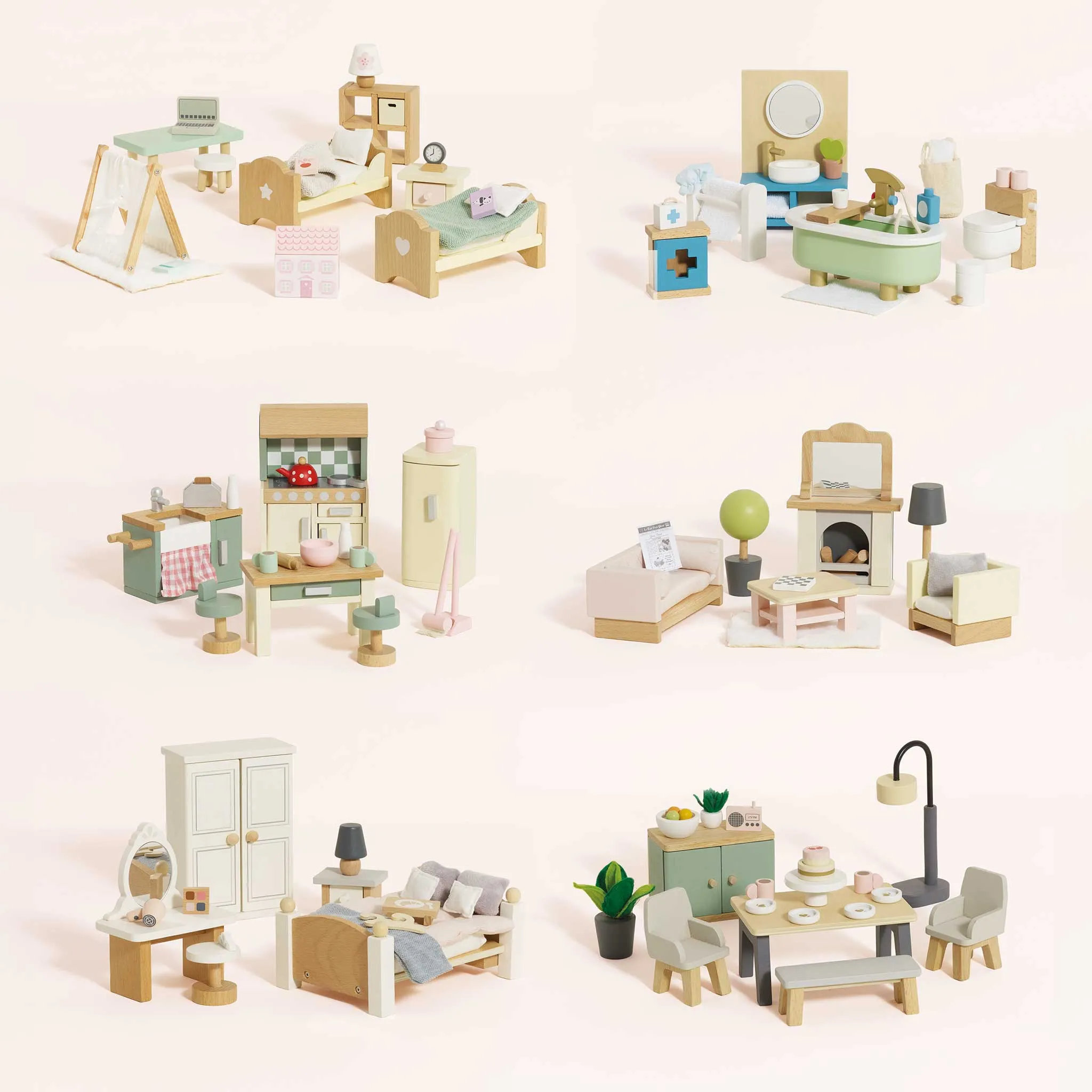 Bay Tree House Deluxe Furniture Set & Family