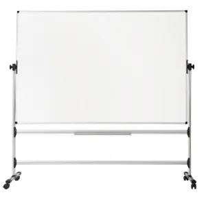 Bi-Office Earth-It Mobile Whiteboard Non Magnetic 1500x1200mm Silver - RQR0421