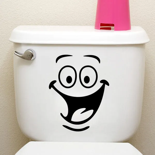 big mouth toilet stickers wall decorations 342. diy vinyl adesivos de paredes home decal mual art waterproof posters paper 7.0