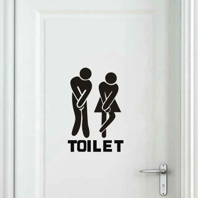 big mouth toilet stickers wall decorations 342. diy vinyl adesivos de paredes home decal mual art waterproof posters paper 7.0