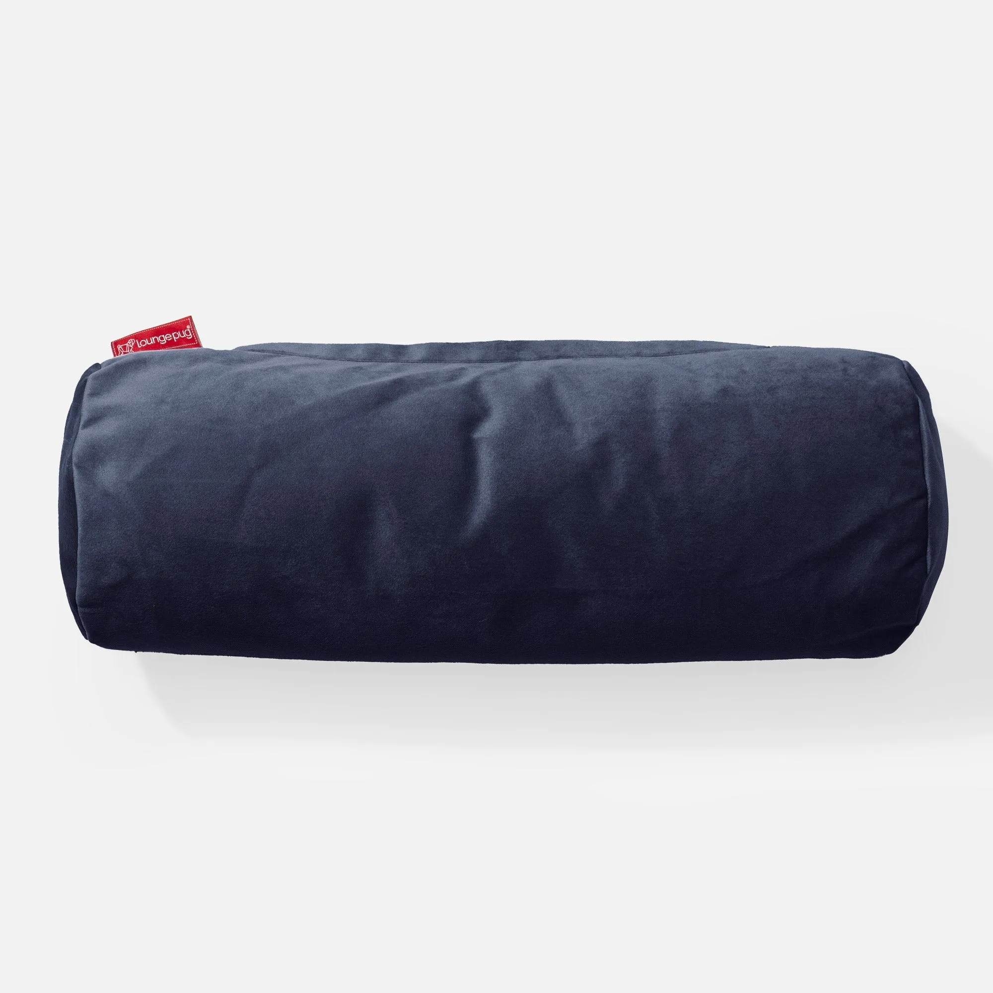 Bolster Throw Pillow Cover 20 x 55cm - Velvet Midnight Blue