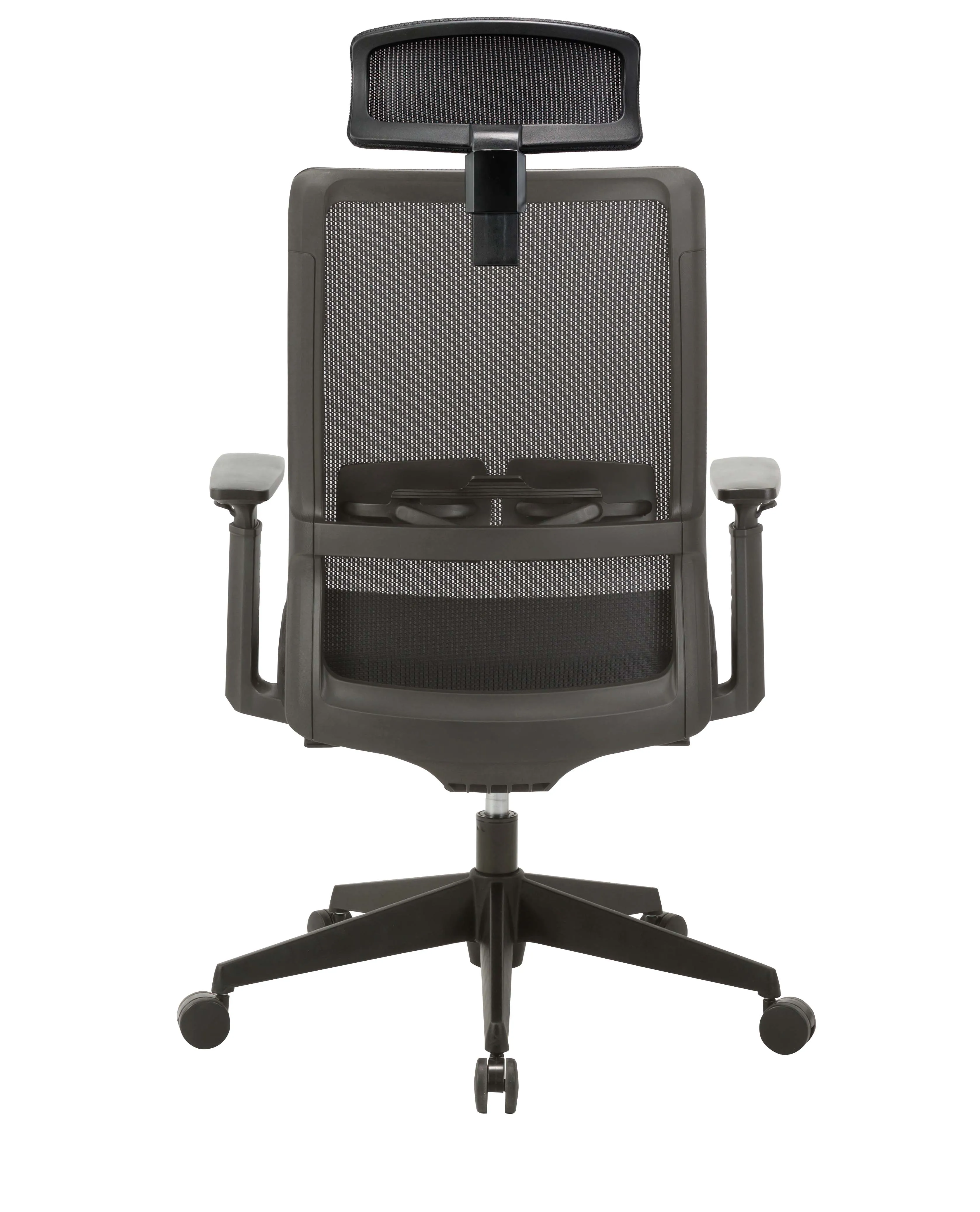 Bryce Mesh Ergonomic Office Chair with Headrest - Black