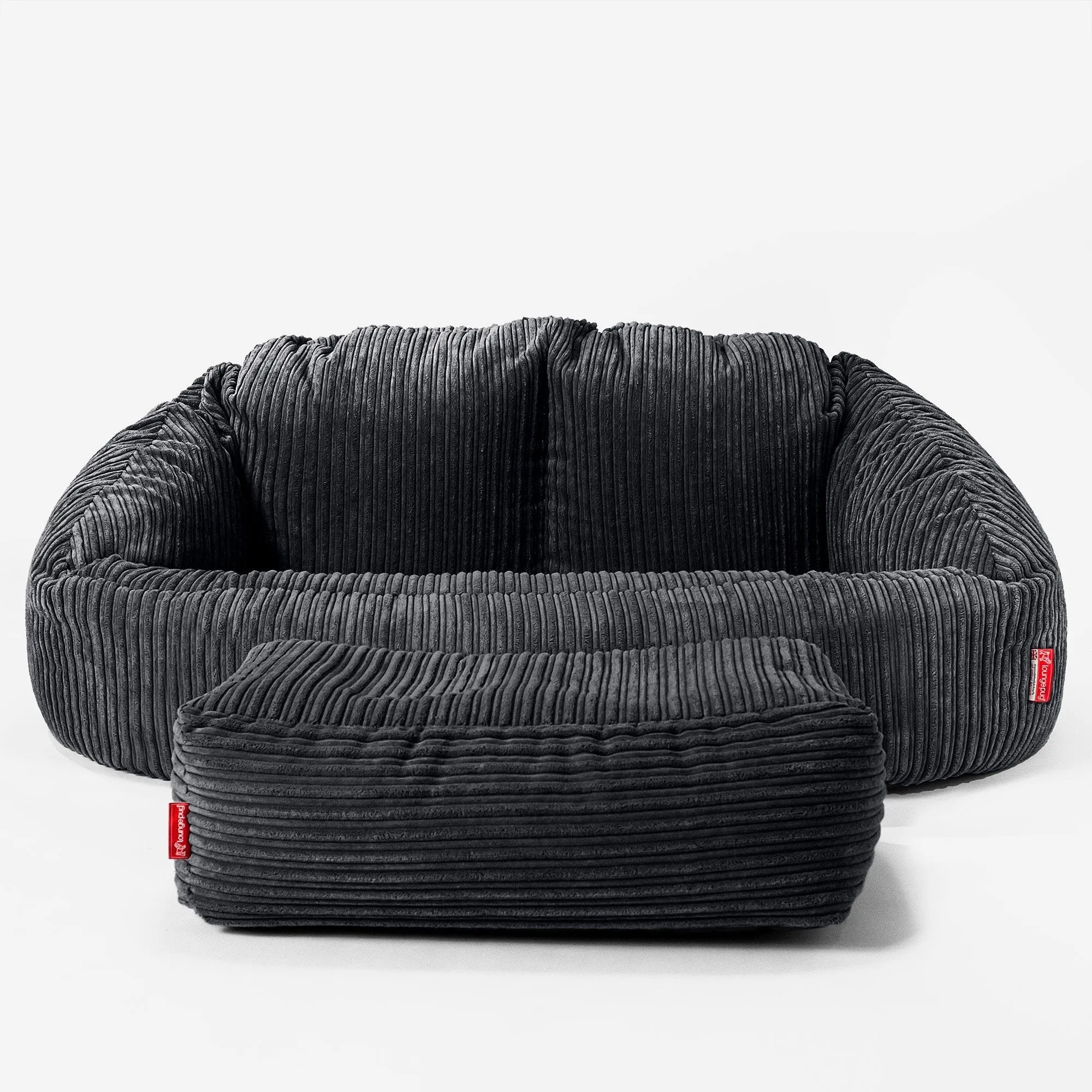 Bubble Sofa Bean Bag - Cord Black