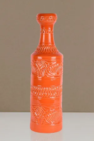 Ceramic Orange Alabastron