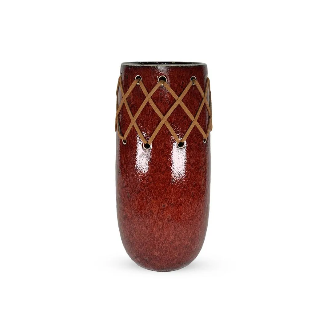 Ceramic - Vase - Home Accent - Home Decor - Rustic - Earthy - Southwest Style - Home Accessory