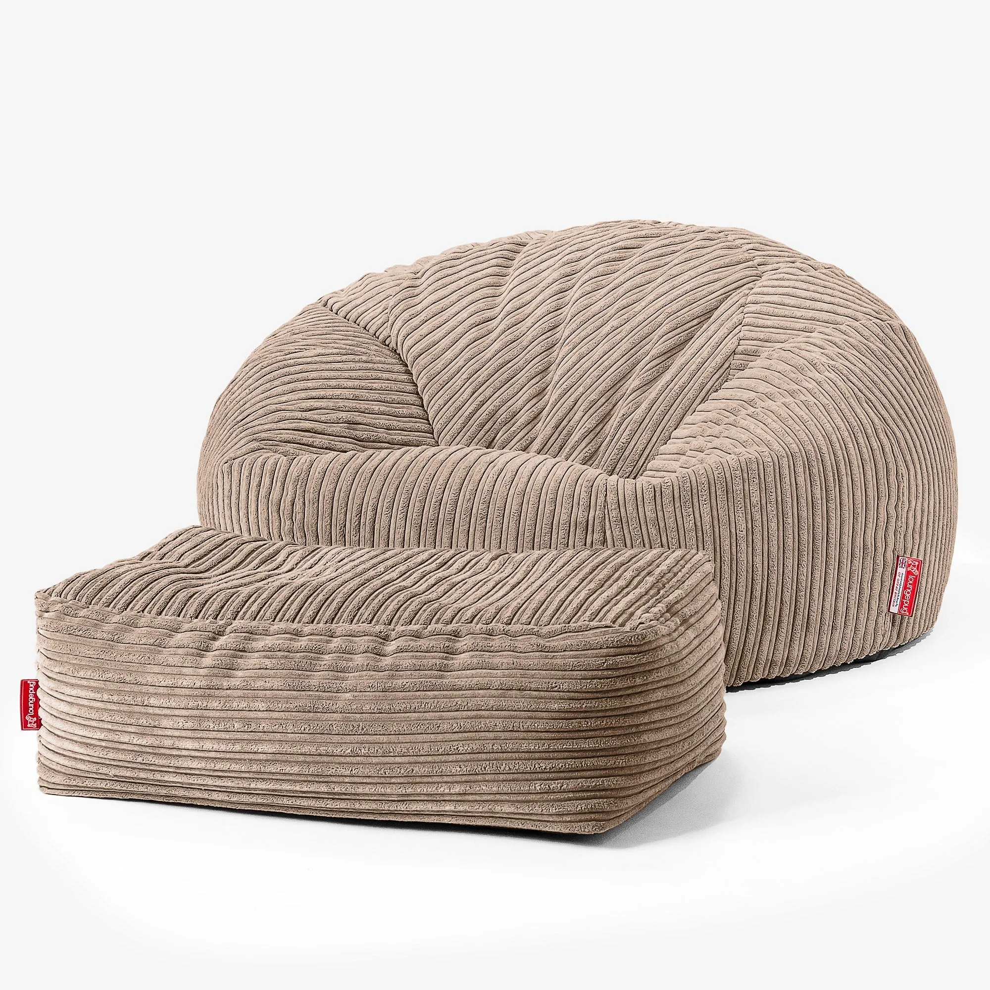 Children's Bean Bag Sofa 6-14 yr - Cord Sand