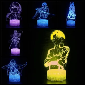 Children’s Gift Captain Levi Akmantu 3D Night Light