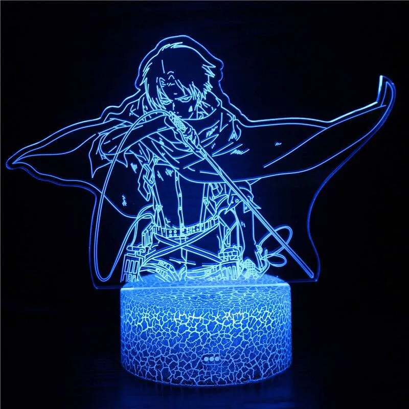 Children’s Gift Captain Levi Akmantu 3D Night Light