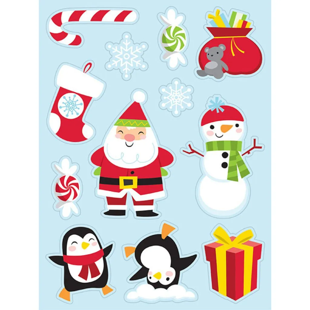 Christmas Characters Stickers, 4ct