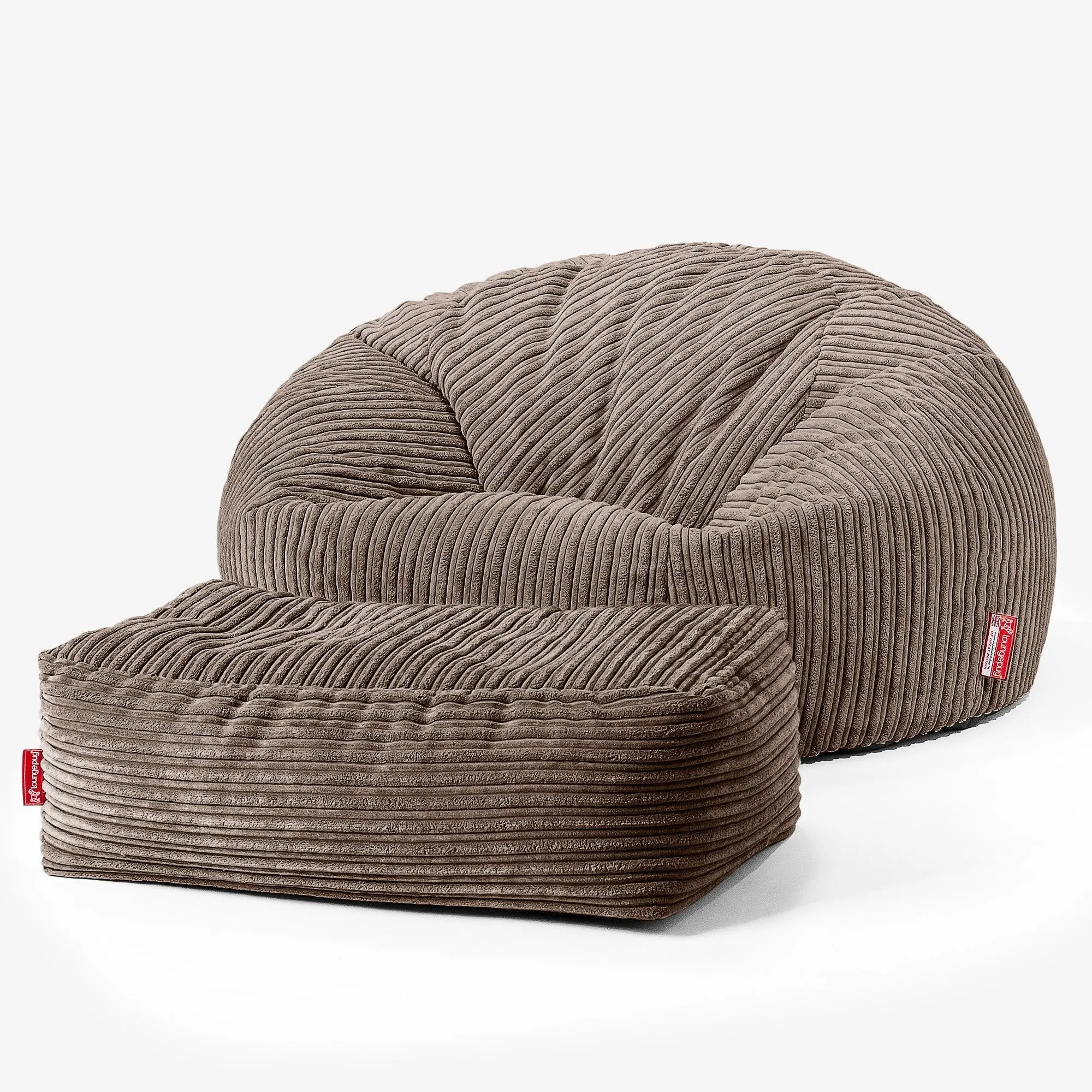 Classic Sofa Bean Bag - Cord Mocha Brown