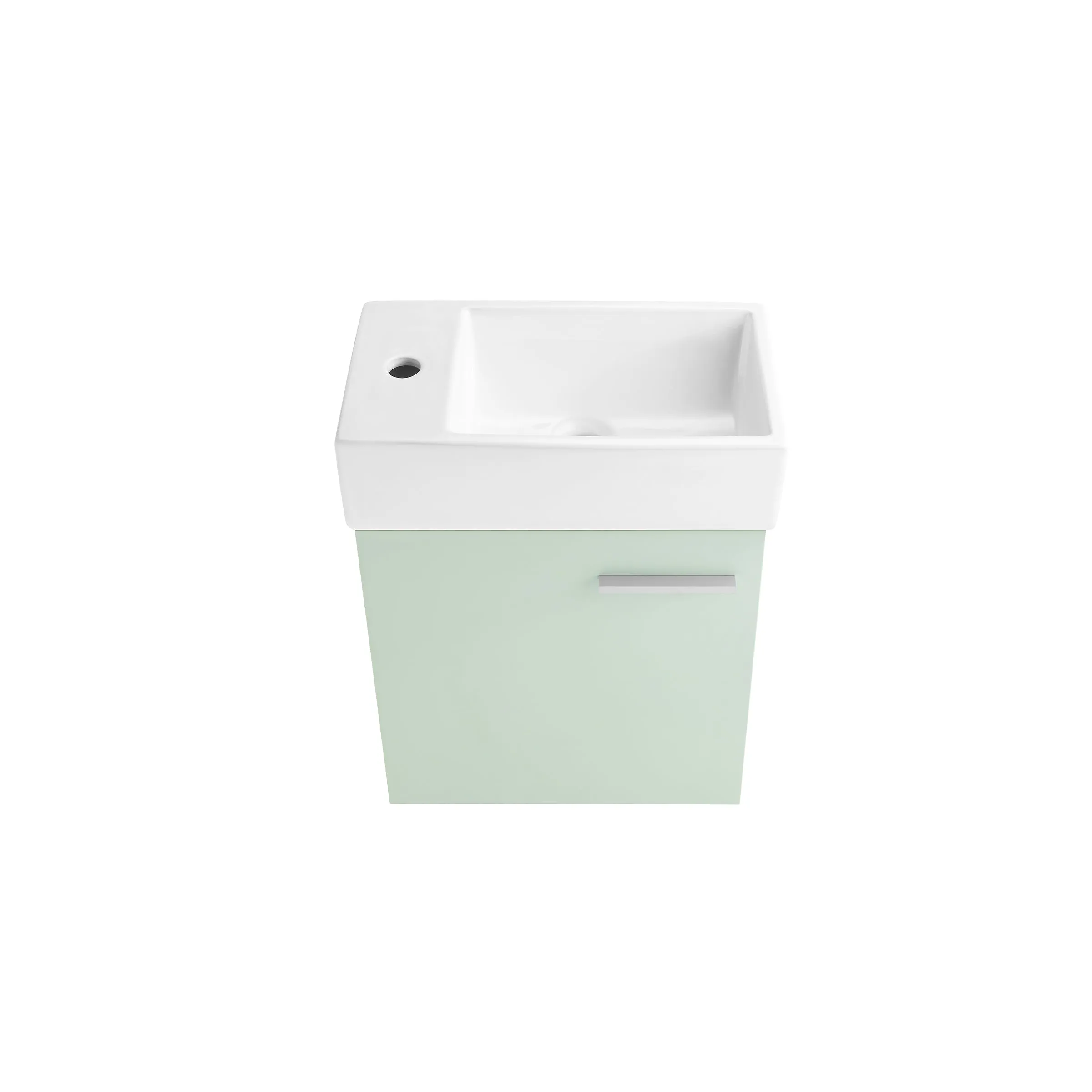 Colmer 18" Wall-Mounted Bathroom Vanity in Mint