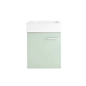 Colmer 18" Wall-Mounted Bathroom Vanity in Mint