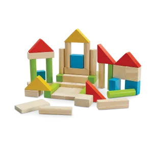 Colorful 40 Unit Blocks | Plan Toys