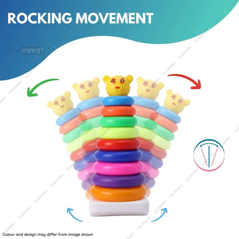 Colorful Stacking Ring Toys (9 Pieces)