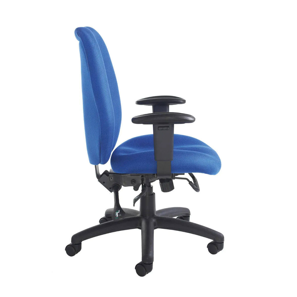 Cornwall High Back Fabric Operator/Office Chair - Black or Blue Option