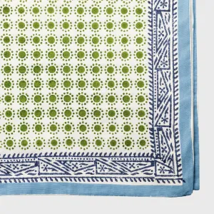 Dot Print Tablecloth, Green