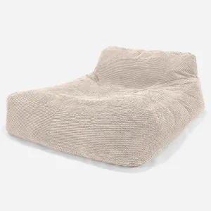 Double Day Bed Bean Bag - Pom Pom Ivory