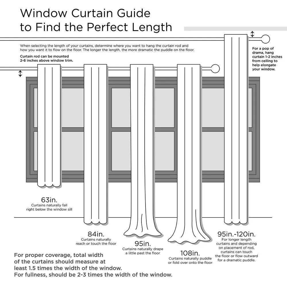 Emilia Twist Tab Lined Window Curtain Panel Pair