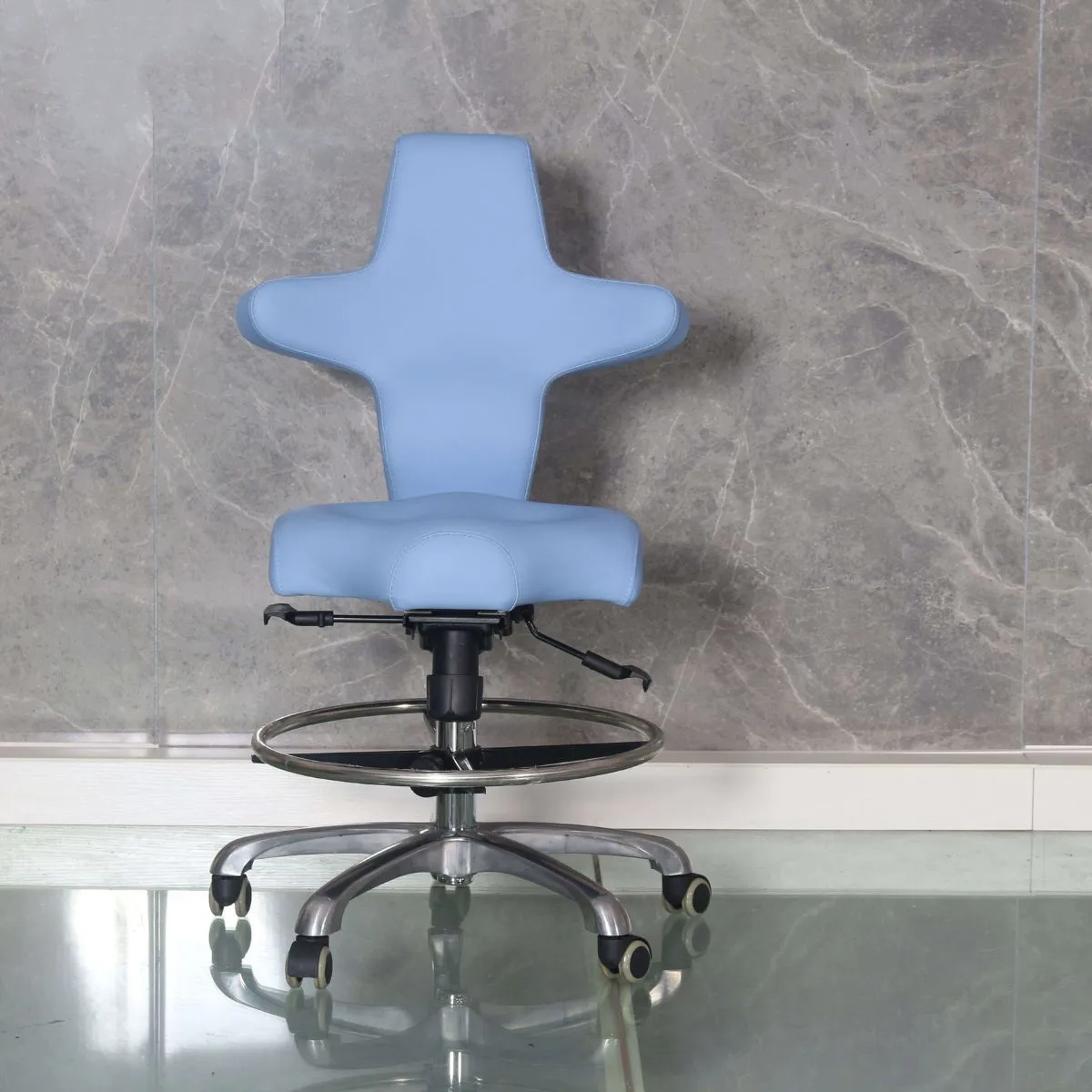 Ergonomic Surgeon Chair with FootRest for Precision Surgical and Dental Work