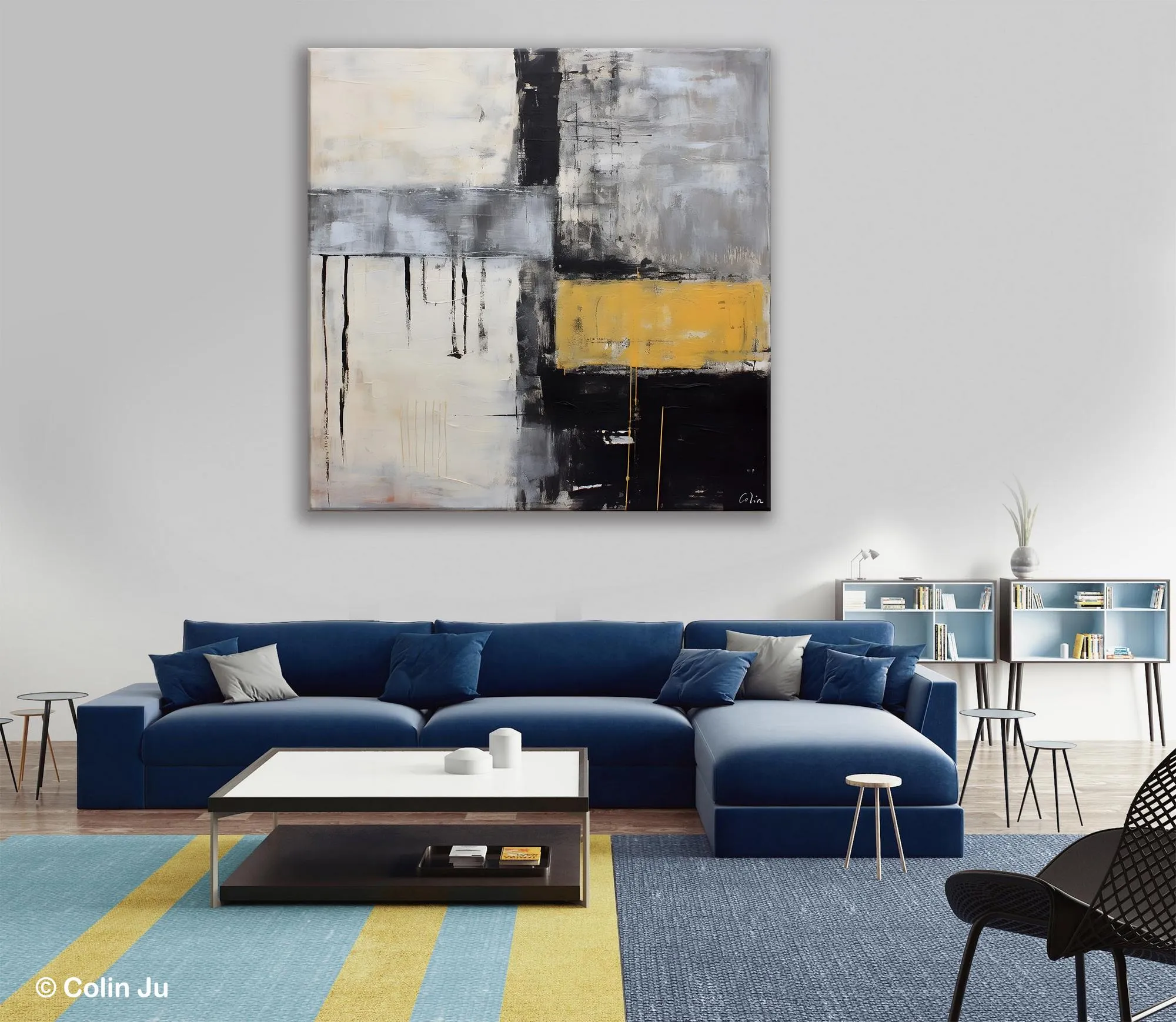 Extra Large Original Artwork, Large Paintings for Bedroom, Abstract Landscape Painting on Canvas, Oversized Contemporary Wall Art Paintings