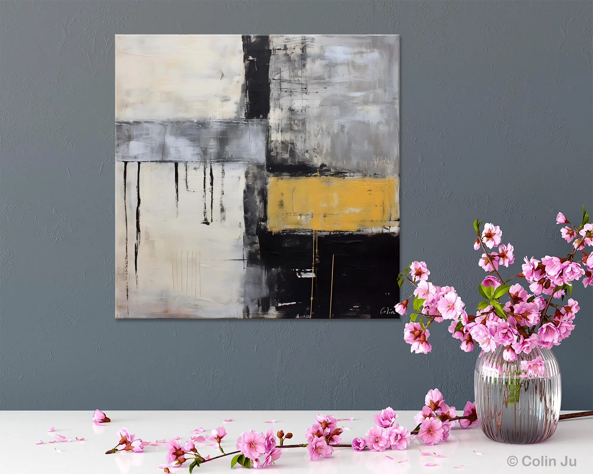 Extra Large Original Artwork, Large Paintings for Bedroom, Abstract Landscape Painting on Canvas, Oversized Contemporary Wall Art Paintings