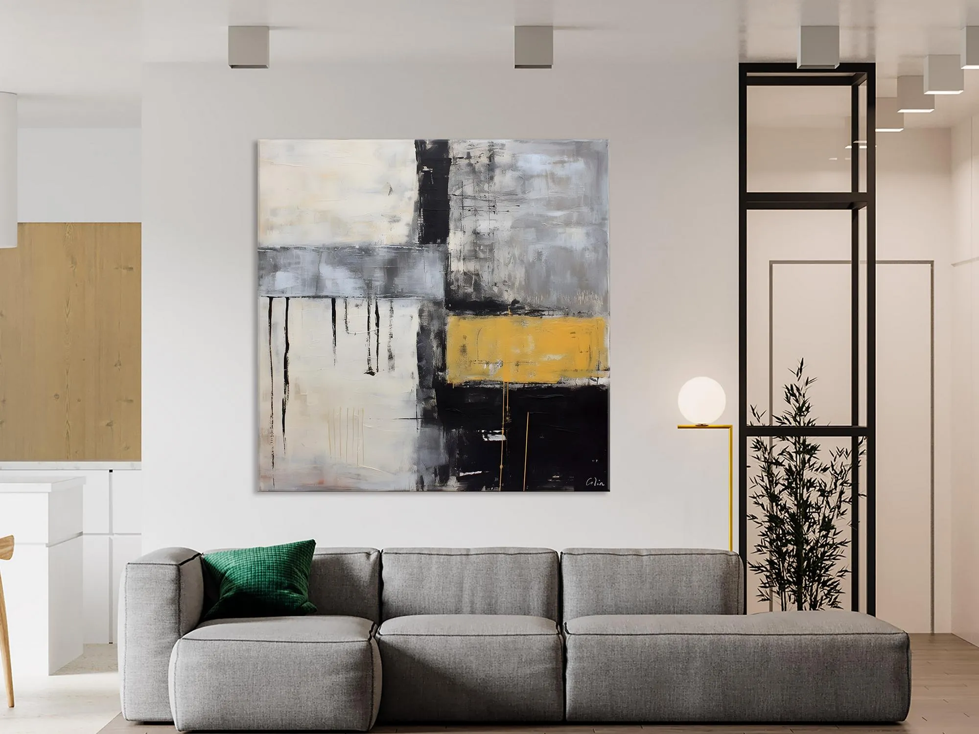 Extra Large Original Artwork, Large Paintings for Bedroom, Abstract Landscape Painting on Canvas, Oversized Contemporary Wall Art Paintings