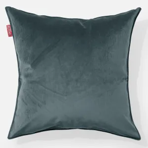 Extra Large Throw Pillow Cover 70 x 70cm - Velvet Teal