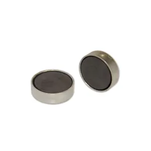 Ferrite Disc Magnet - 15mm x 4mm | Capped