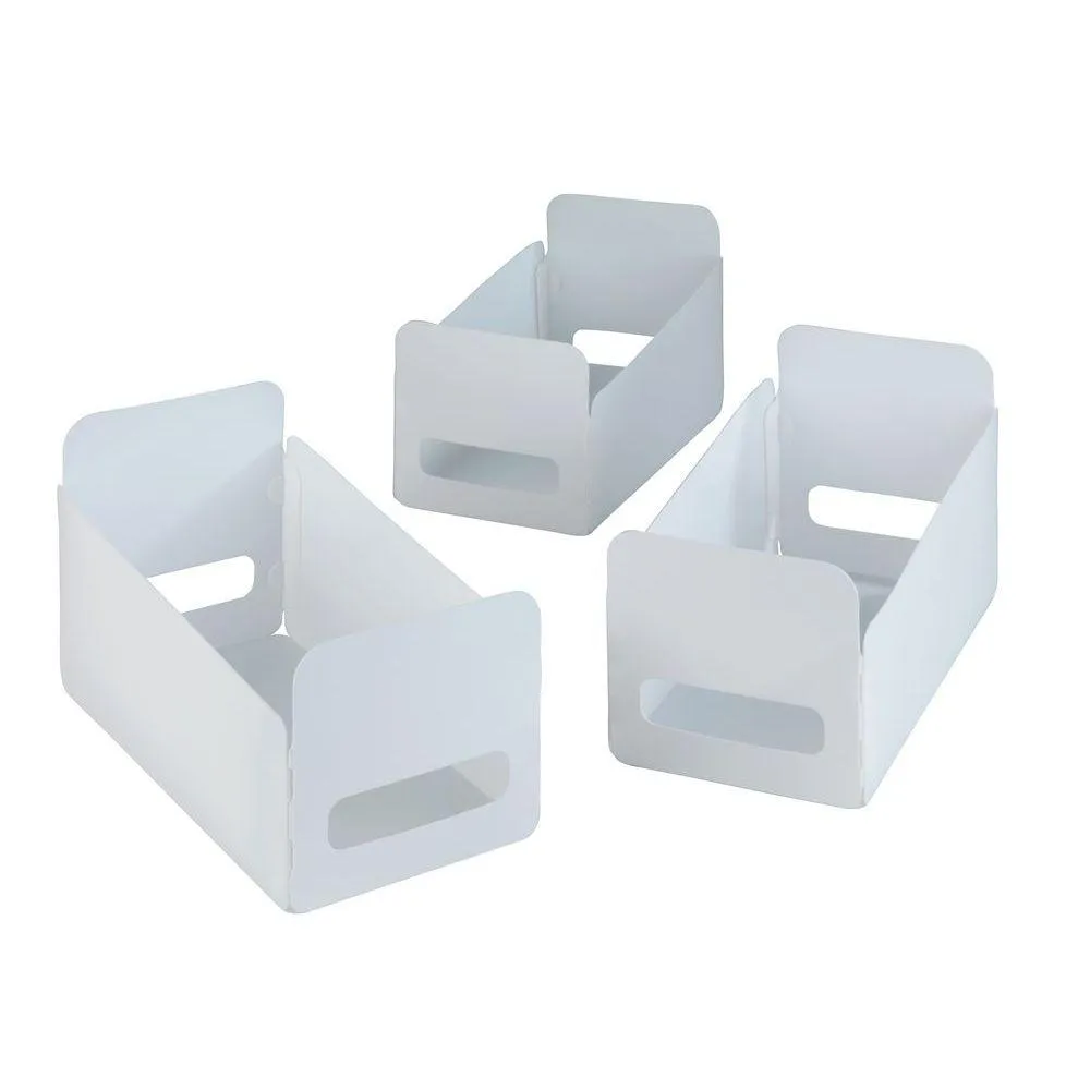 Foldable Storage Boxes 3 Pack White