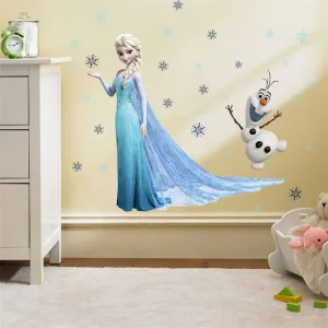 Frozen Princess Elsa Anna Wall Stickers