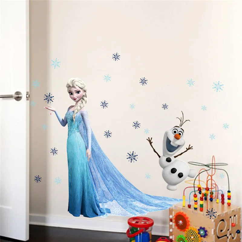 Frozen Princess Elsa Anna Wall Stickers